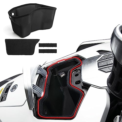 Panical Console Box Lining Storage Box Cargo Liner Protector Pad Middle Box For Honda Gold Wing GL1800 GL1800B F6B Dct Tour 2018-2026 Black