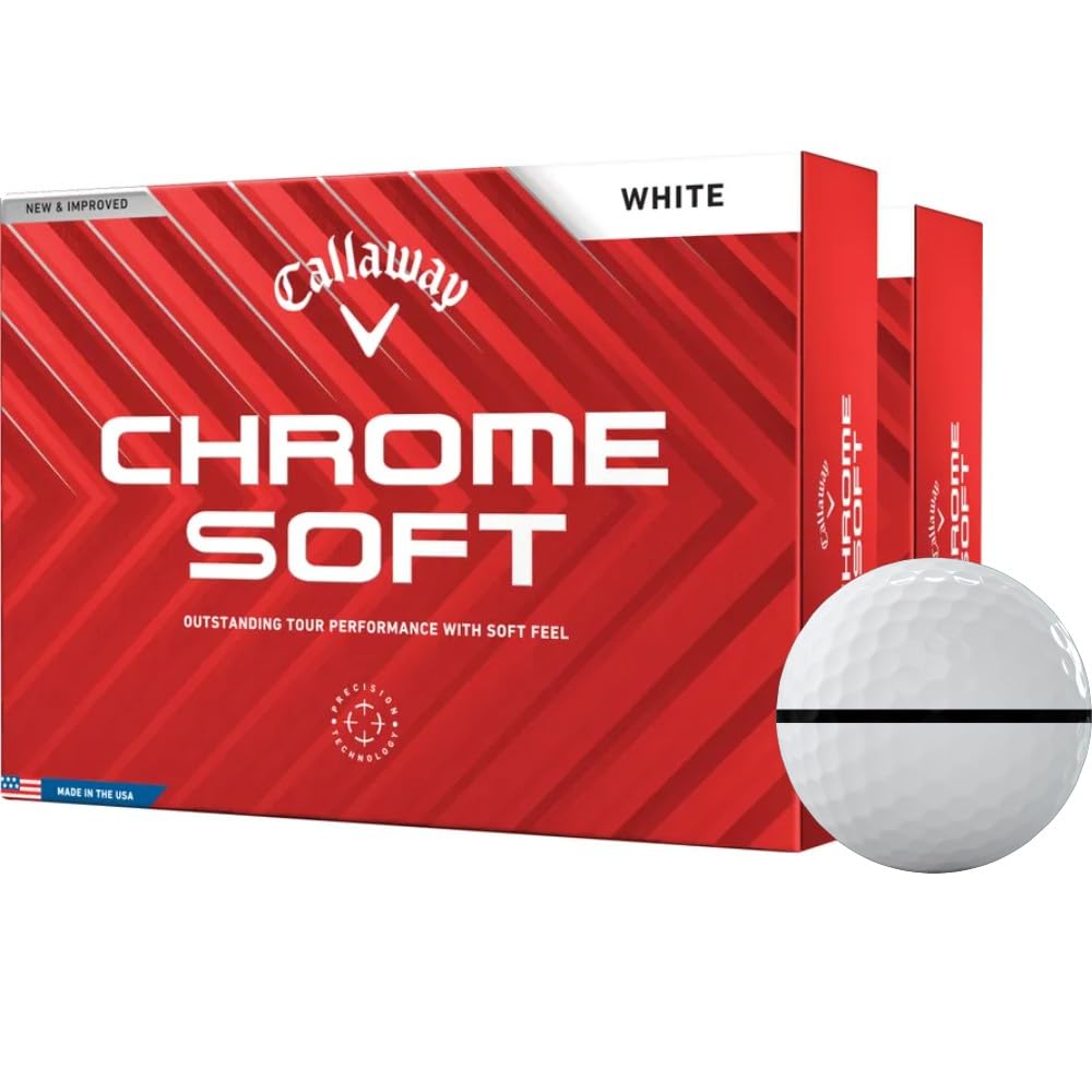 Callaway Golf Chrome Soft AlignXL Golf Balls - Double Dozen