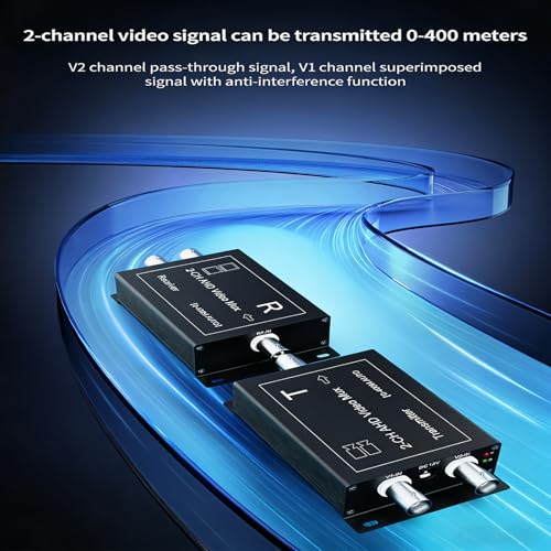 Multiplexeur coaxial pour connecter deux caméras de maison sur un câble - 7