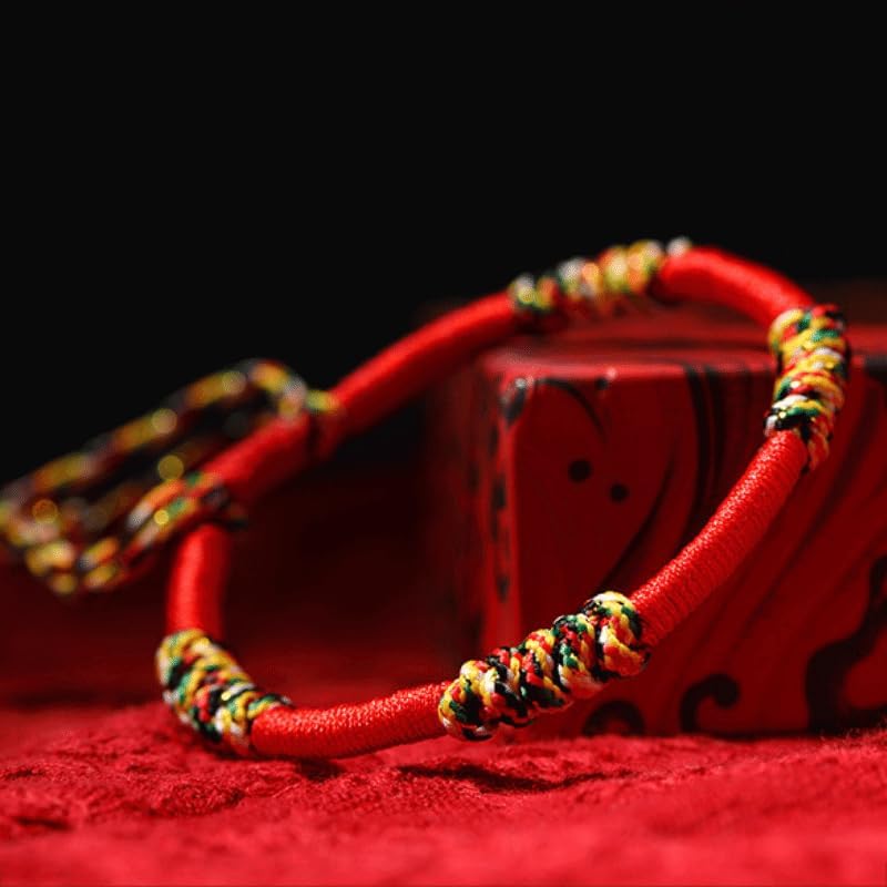 Buddha & Karma Lucky Buddhist Monk Bracelet – Handcrafted Tibetan Knots for Blessings, Protection & Good Fortune - Image 2