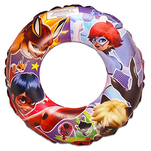 Kit piscine Miraculous Ladybug bouée et ballon pour s'amuser - 2