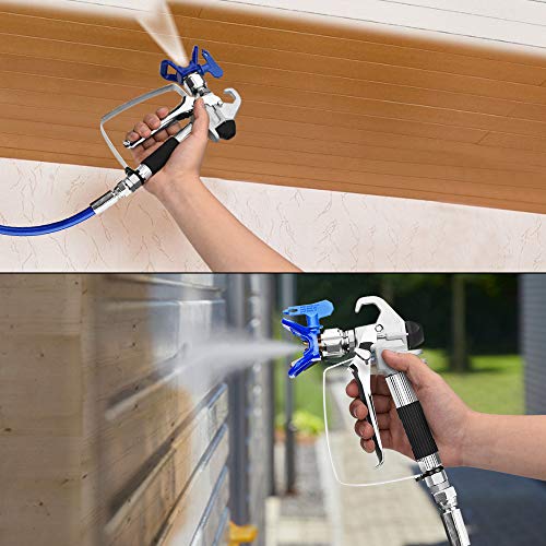 MOPEI Airless spuitpistool met tip guard en 517 tip, compatibel met Graco spuittoestel, 3600 psi - Image 7