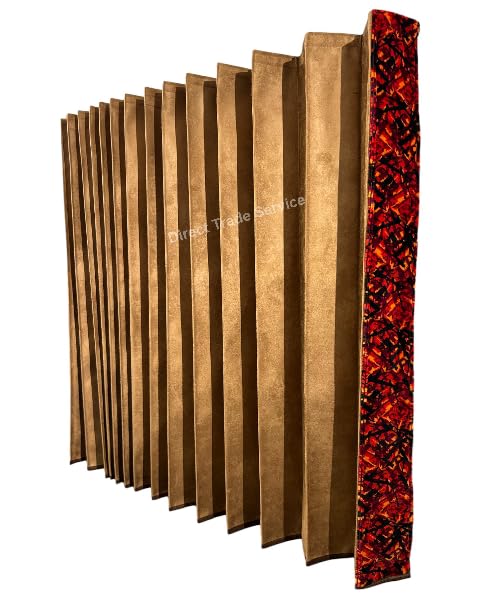 LKW Seitenvorhänge Set Mokka Braun 240 x 93 cm 2 vorgefaltete Vorhänge Universal Passform