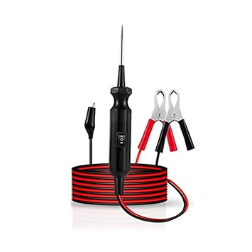 Car Electric Circuit Tester Short&Open Circuit Finder Power Probe Automotive Diagnostic Tool(Black)-POOWE