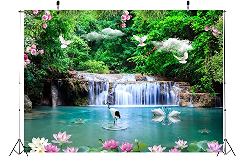 Fondo Fotográfico Tela BELECO 7x5ft Bosque Naturaleza miniatura 4