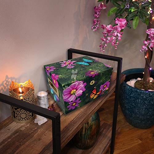 Image of Butterfly Cremation Urns for Human Ashes Adult Female Chest Urns for Ashes