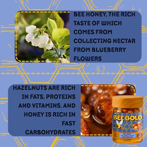 Miel Gourmet con Avellanas Bee Gold 12 oz miniatura 4