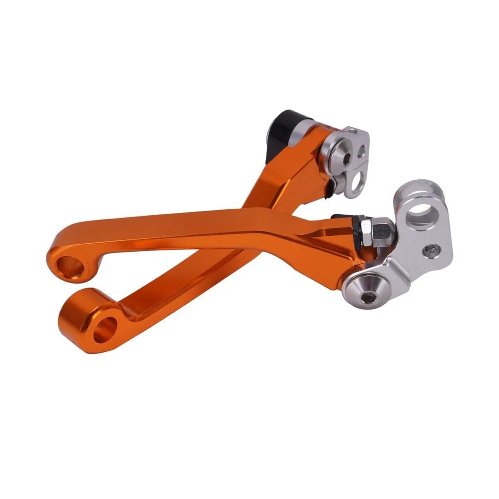 RVEVFBKBAL for Segway X160 X260 Brake Lever Motorcycle Left Right Adjustable Pivot Clutch Levers(Orange)