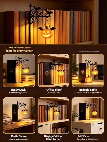 ChayWillow Library Lantern Bookshelf Lamp Jack-o-Lantern Hanging Light - image 5