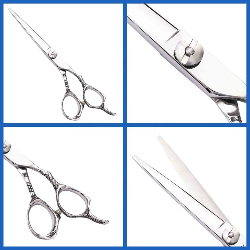 Ciseaux de coiffure de 6 pouces en acier inoxydable pour coiffeur - 5