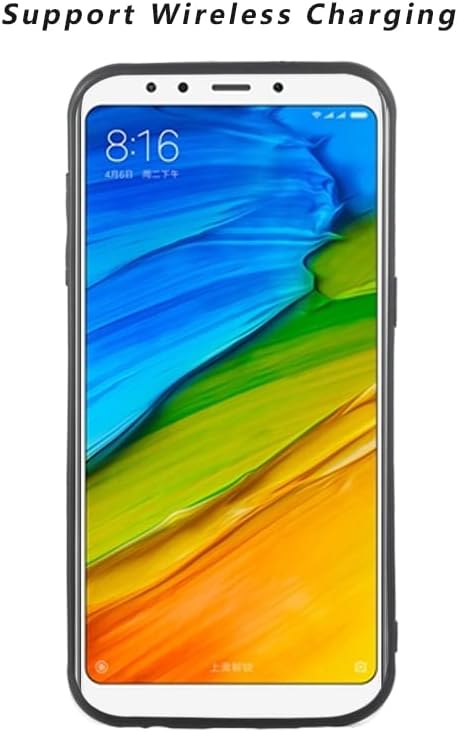 Miniatura 4 de ELISORLI Funda compatible con Xiaomi Redmi 5 Plus, resistente y delgada, accesorios de celda delgada, ajuste antideslizante, goma TPU para teléfono