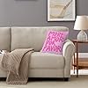 y2k Pillow Covers 18x18,Daily Affirmations purple throw pillow covers,pink Prepp Maximalist Inspirational Gift,girly throw pillows Covers y2k decor for Girl Dorm,Decorative Pillows For Bed (pink) #1