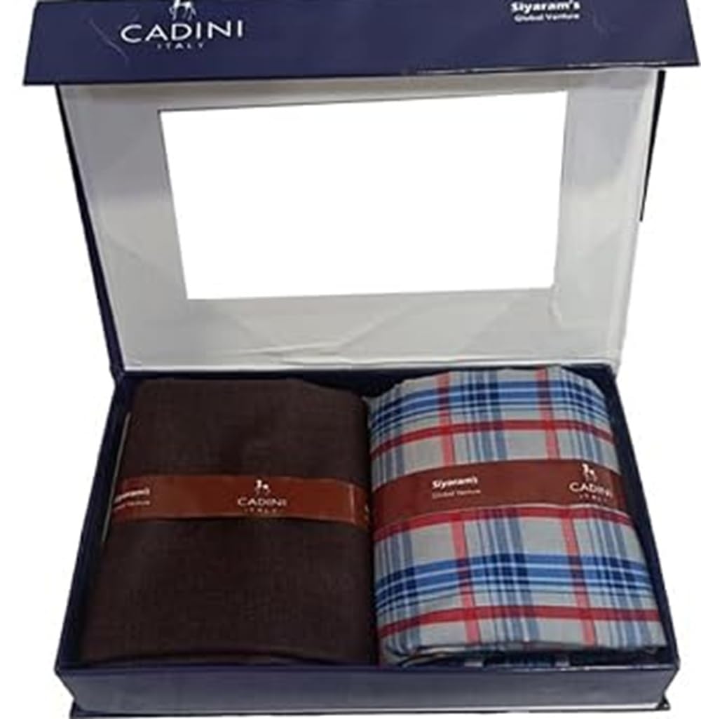 siyaram's Cadini Italy Men’s Unstitched Shirt & Trouser Fabric Combo | Premium Formal Wear Material Set | Gift Box Packing-picture-26