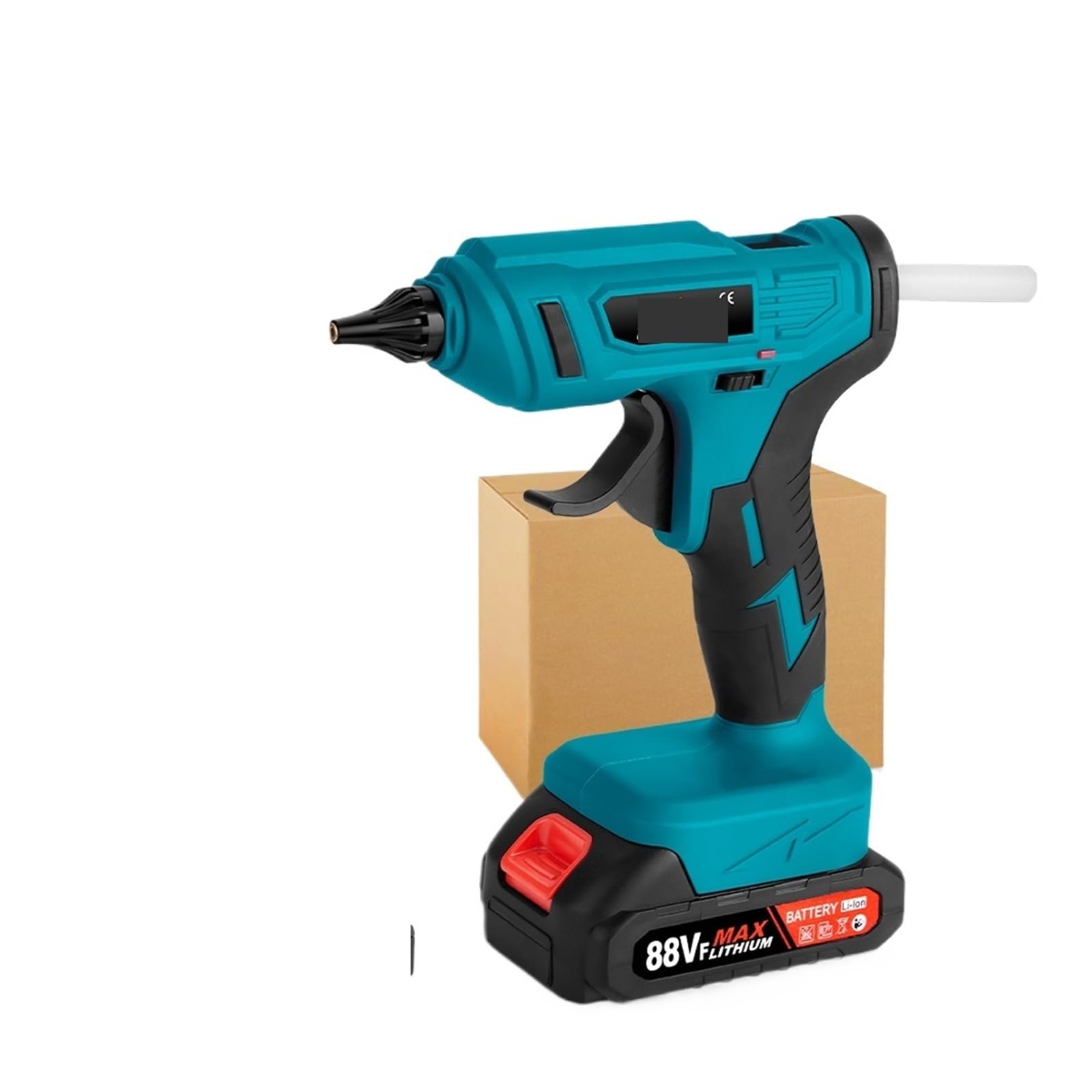 Pistolet do klejenia na gorąco 100W elektryczny pistolet do klejenia na gorąco bezprzewodowy wydajny pistolet do klejenia domowego DIY naprawa z 10 szt. 11mm klej Stic do prac rzemieślniczych, majster