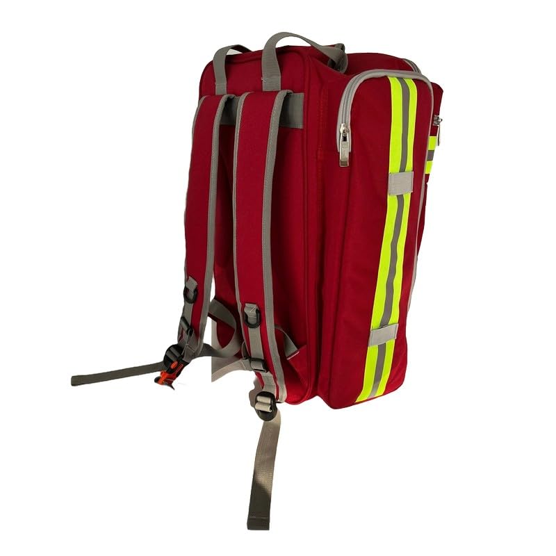 Zaino di pronto soccorso certificato - adatto al primo soccorso - zaino per paramedico e infermiere domiciliare - zaino medico sportivo - zaino waterproof