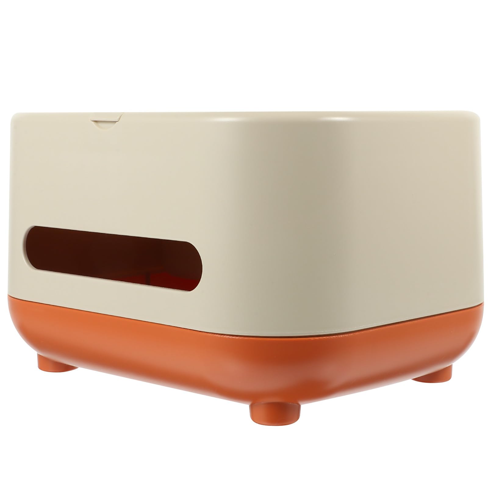 Boîte de rangement mouchoirs multifonction avec couvercle protecteur amovible pour salon