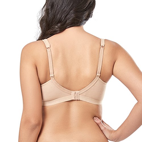 Image of Amante Every de Black Solid Non-Wired Non Padded Everyday Bra