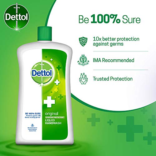 Image of Dettol Skincare Handwash Liquid Soap Jar, 900ml & Dettol Original Handwash Liquid Soap Jar, 900ml