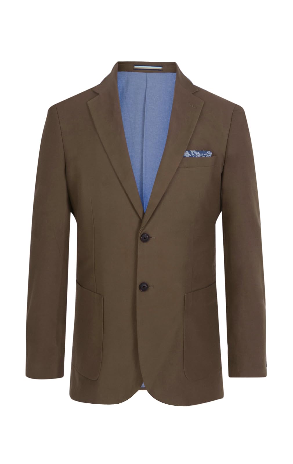 Dobell Men's Taupe Moleskin Jacket Regular Fit 100% Cotton-48R