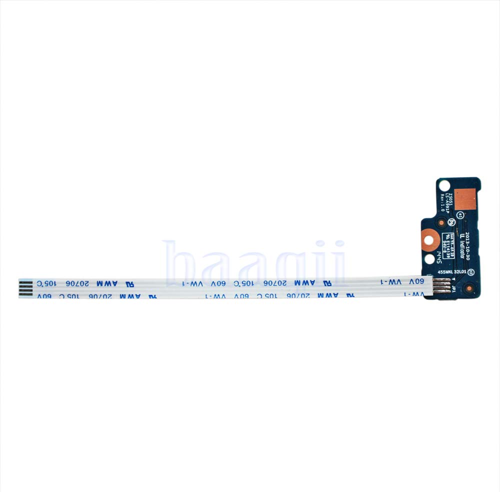 ET Laptop on/off Power Button Board with Cable for HP Pavilion 15-G 15-R Series P/N LS-A991P