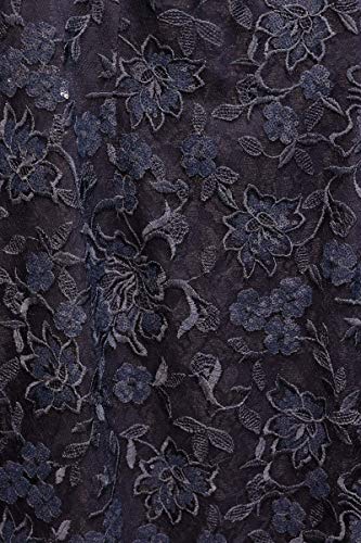 Image of Alex Evenings Women's Short Embroidered Dress with Illusion Jacket
