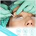Chumia 2 Pieces 2 in 1 Lash Lift Tool Eyelash Separator Tool with Comb Stainless Steel Metal Lash Perm Lift Rods for Eyelash Eyebrow Comb Perming Tinting Curling Extension Supplies(Silver)