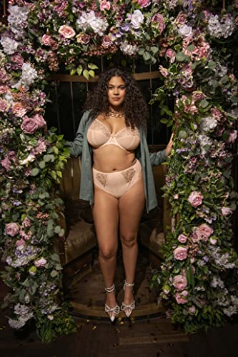 Elomi Namrah Underwired Bandless Plunge Bra (36H, Pale Blush) - Image 4