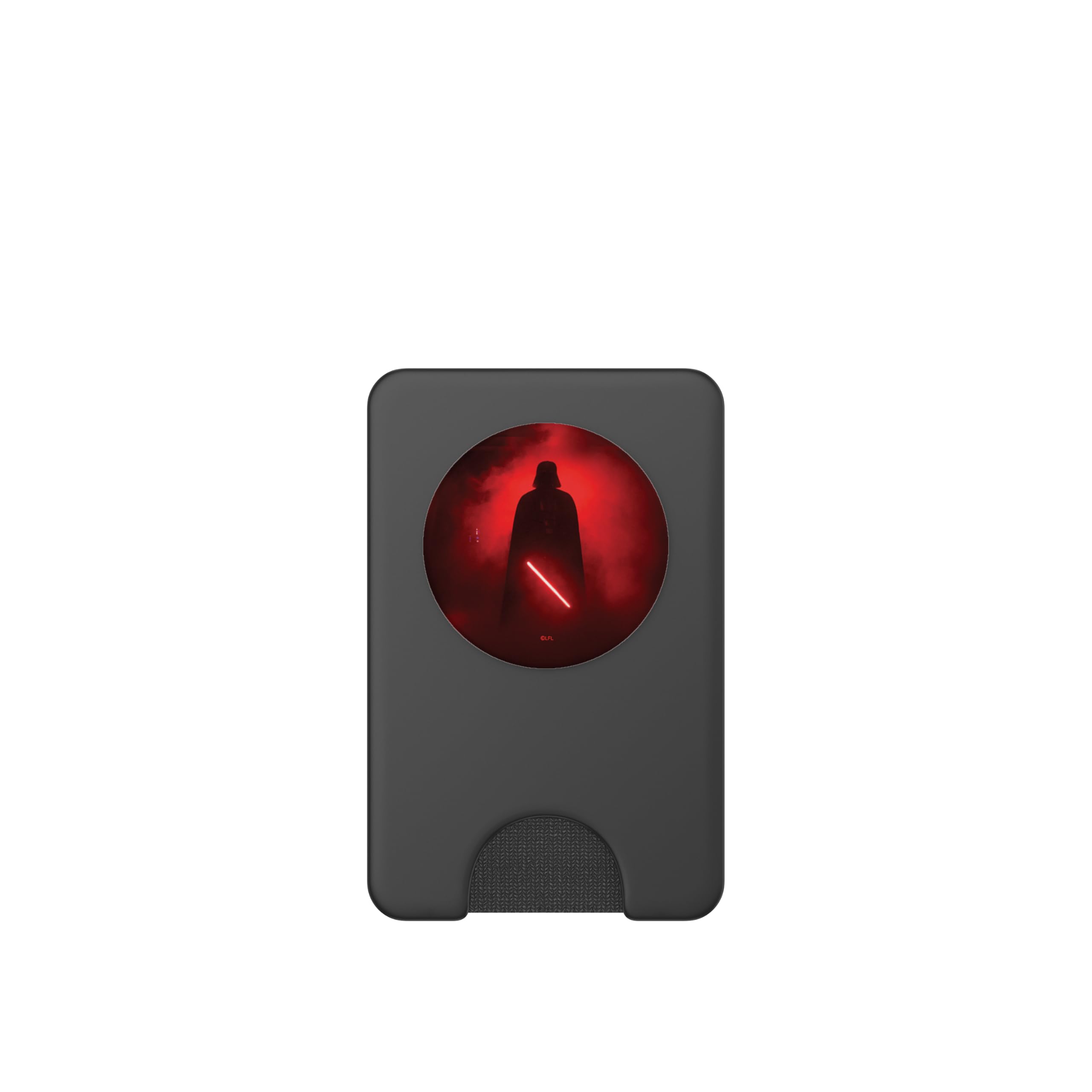 Star Wars Darth Vader Red Lightsaber Shadow PopSockets PopWallet for MagSafe, Black - Image 2