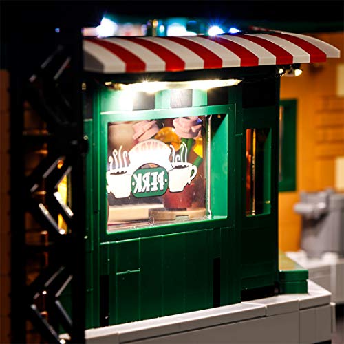 IIKA LED-Licht-Set für Lego Friends 21319 Central Perk Kaffee mit Fernbedienung, USB-betrieben (das Lego Modell nicht… – Bild 5