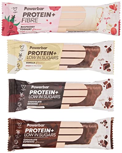 Powerbar - Protein Plus - Low Sugar Multiflavour Box - 16x35g - Eiweissriegel mit Ballaststoffen
