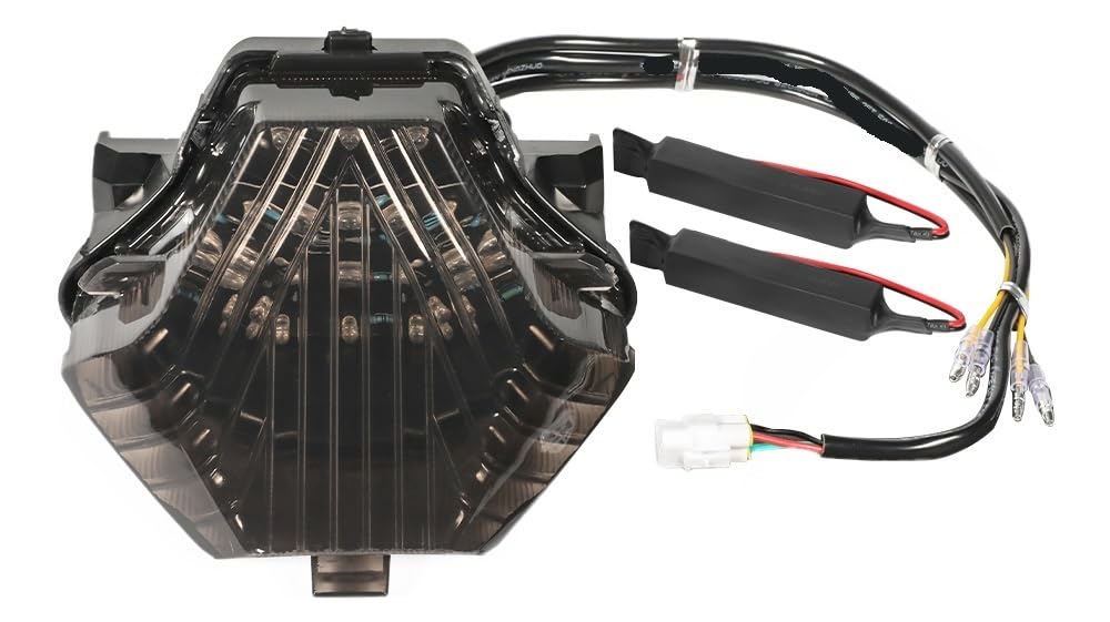 Luz trasera integrada para YZF-R3 R25 y MT-03 2014-2024 con intermitentes LED 8
