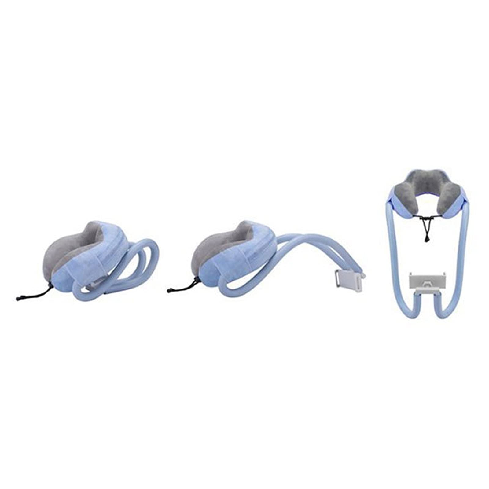 oporte para teléfono móvil Teléfono celular Soporte en forma de U Almohada Teléfono móvil Soporte de la cama Cuello Colgante Colgante Soporte Lazy Teléfono móvil Tableta Marco de soporte Soporte móvil