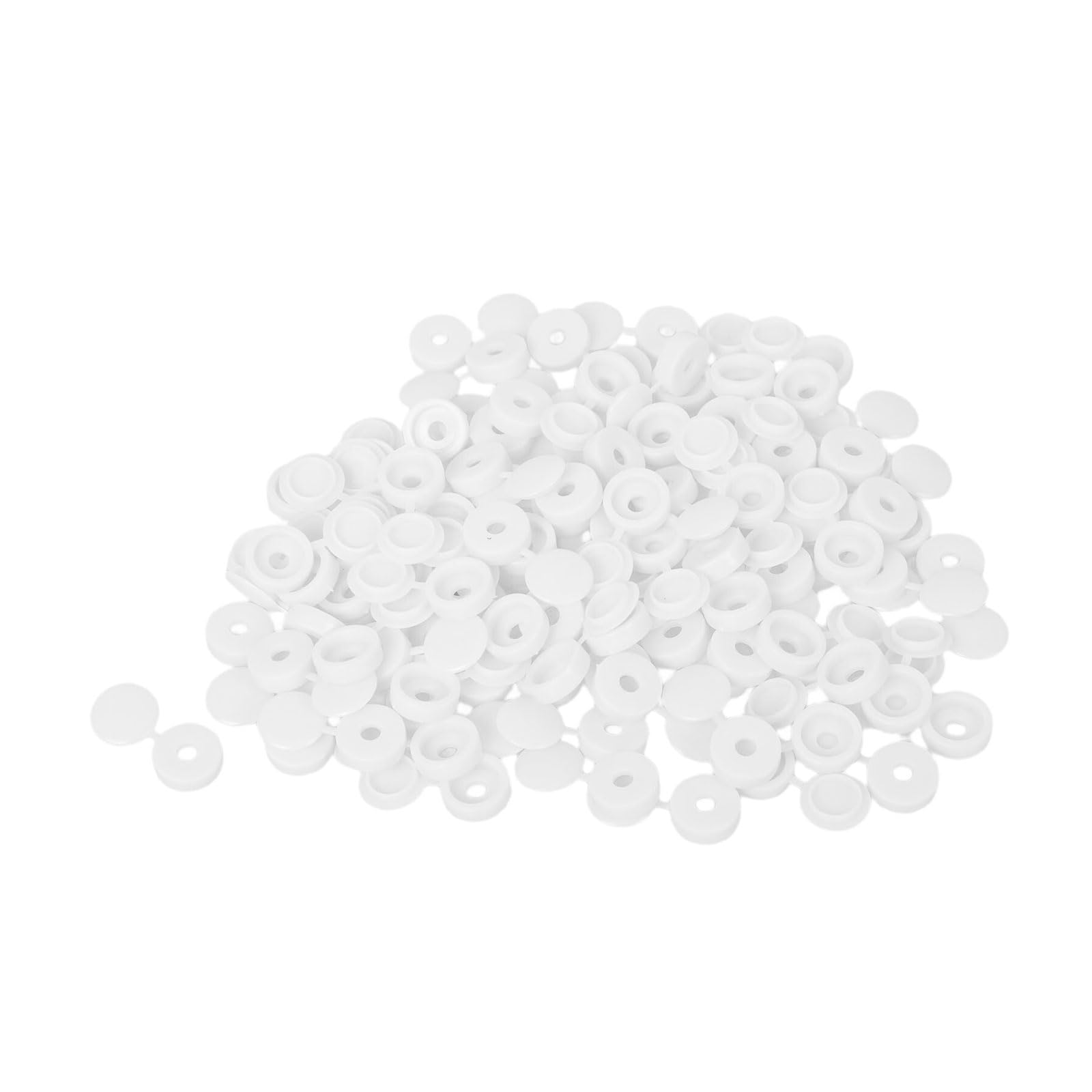 100Pcs Nails Screw Caps Protective Covers Tapping Screws Protective Hole Plugs Furniture Cover Cap Enduring Tapping Screw Hole Plug