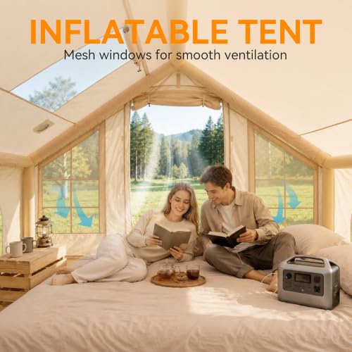 Wixeeua Inflatable Tent with Skylight miniatura 7