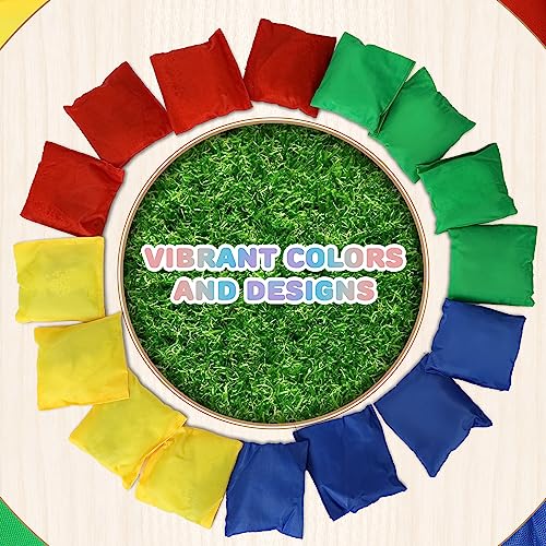 Image of TOY Life Bean Bags Toss Carnival Games, Cornhole, Outdoor Toys for Kids Ages 4-8, Backyard Game Sports & Outdoor Play, Outside Toys for Ages 5-7, Family Lawn Yard Games Birthday Party, Gift for Boys