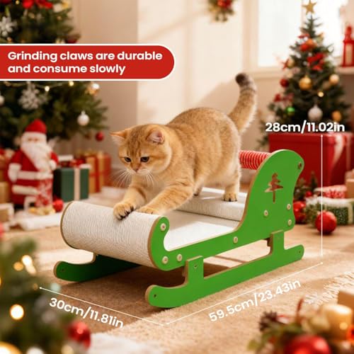 Planche à griffoir pour chats d'intérieur en papier ondulé compact de haute densité