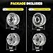 Intake & Exhaust Timing Camshaft Sprocket Cam Phaser VVT Gear Compatible with Jeep Wrangler Chrysler Dodge Charger Ram 2011-2019 3.6L Pentastar V6 Replace# 5184369AH 5184370AH