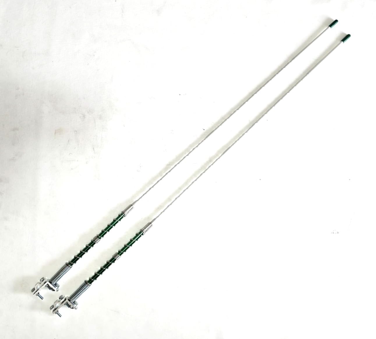 MP MASS PARTS HEAVY TRUCK & TRACTOR Green Whip Antenna Stainless Steel 48 inches with Support for Truck Non-tunable