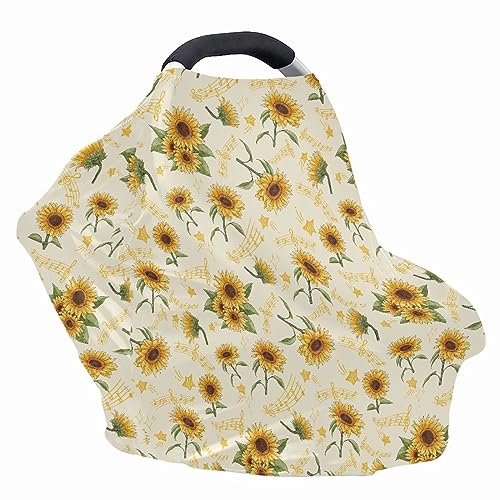 Image of Multi-Purpose Baby Car Seat Cover Protection for Baby Car Seat Nursing Breastfeeding Covers Infant Stroller Cover