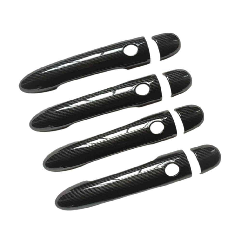 Mhtgd K4 Plastic Door Handle Cover Trim Handles Covers Imitation Carbon Fiber For Laguna For 3 For Iii For Mk3