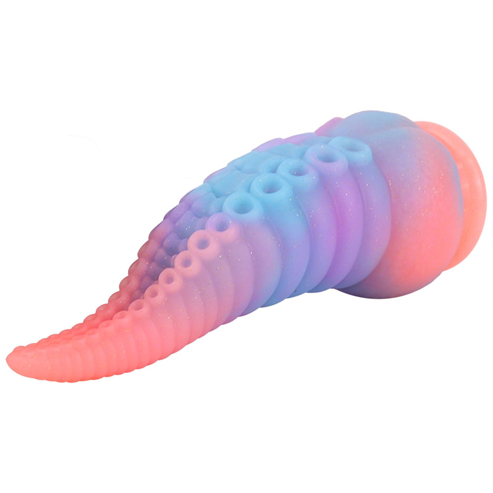 Realistico Vibratore in Silicone da 8,3 Pollici, Grande Tentacolo Anale Luminoso con Forte Ventosa, Enorme Mostro Spesso, Plug Anale, Massaggiatore Prostatico