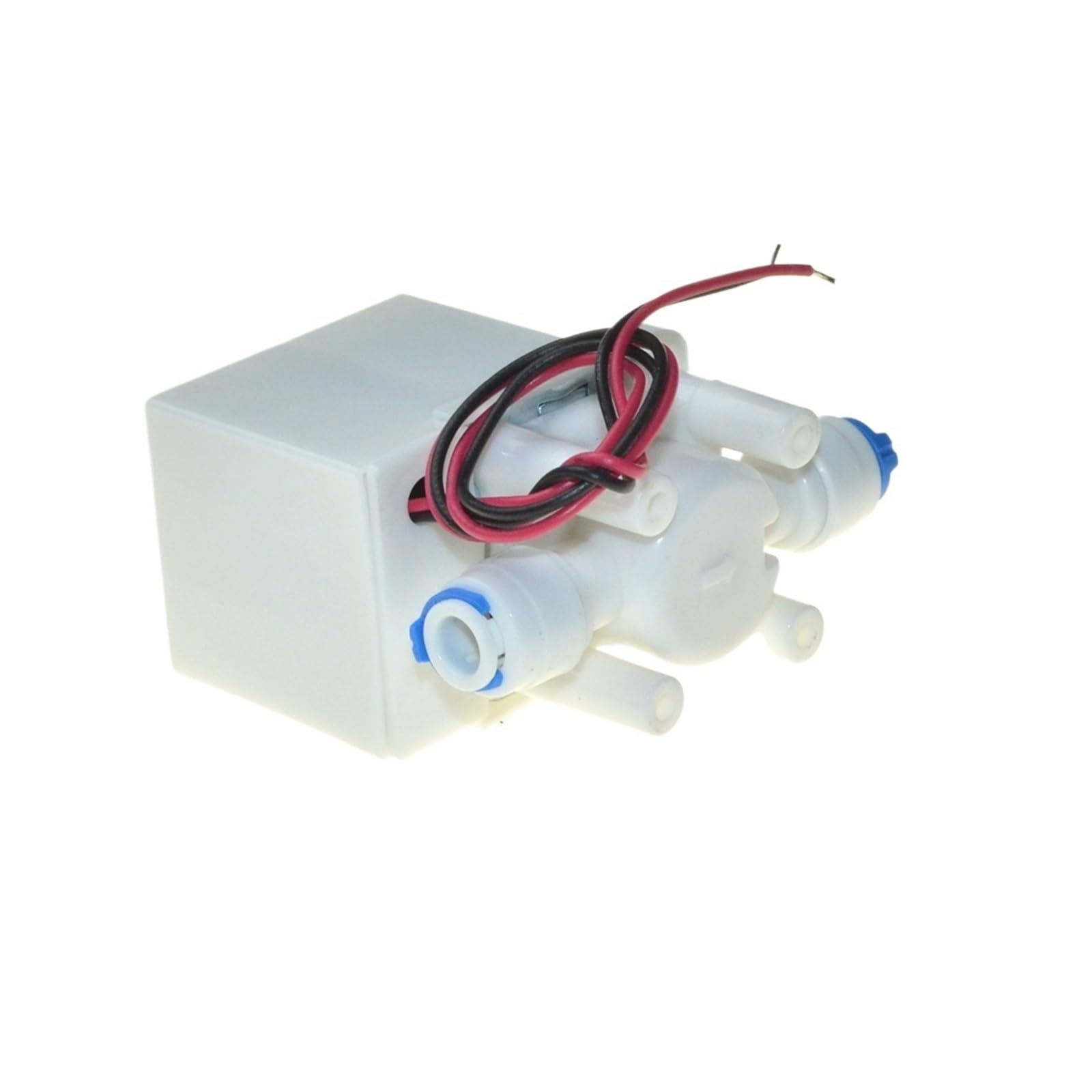 Électrovanne électrique en plastique for eau, 24vdc, 1/4 "NC, 18 secondes, tuyau de chasse automatique, connexion rapide