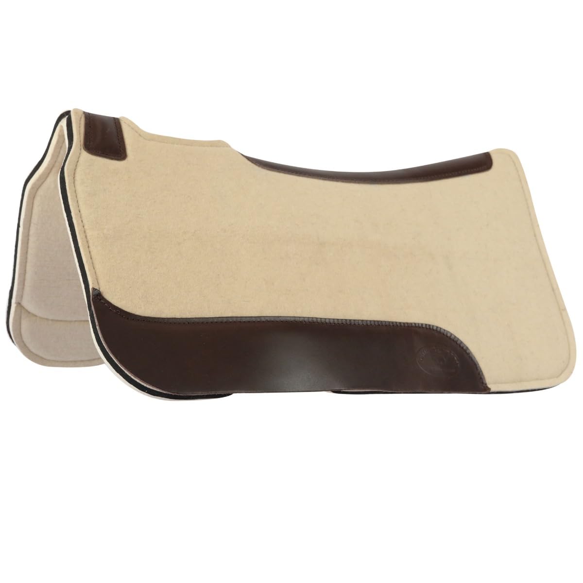 Sottosella Feltro e Gomma Silver Horse Double, Morbido e Resistente, Indispensabile per Proteggere Il Cavallo da Traumi e Shock Eccessivi