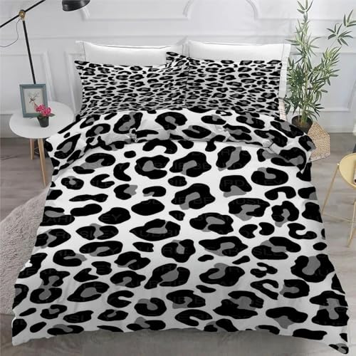Housse de couette en microfibre douce 240x260 cm fermeture éclair