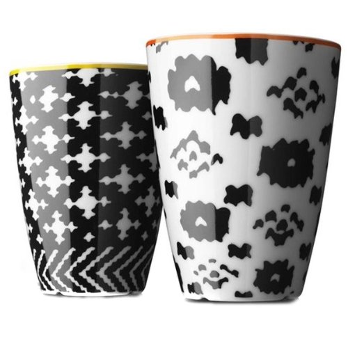 MENU サーモカップ ノルディックウール ミディアム (オレンジ/イエロー) 2個セット 4501279