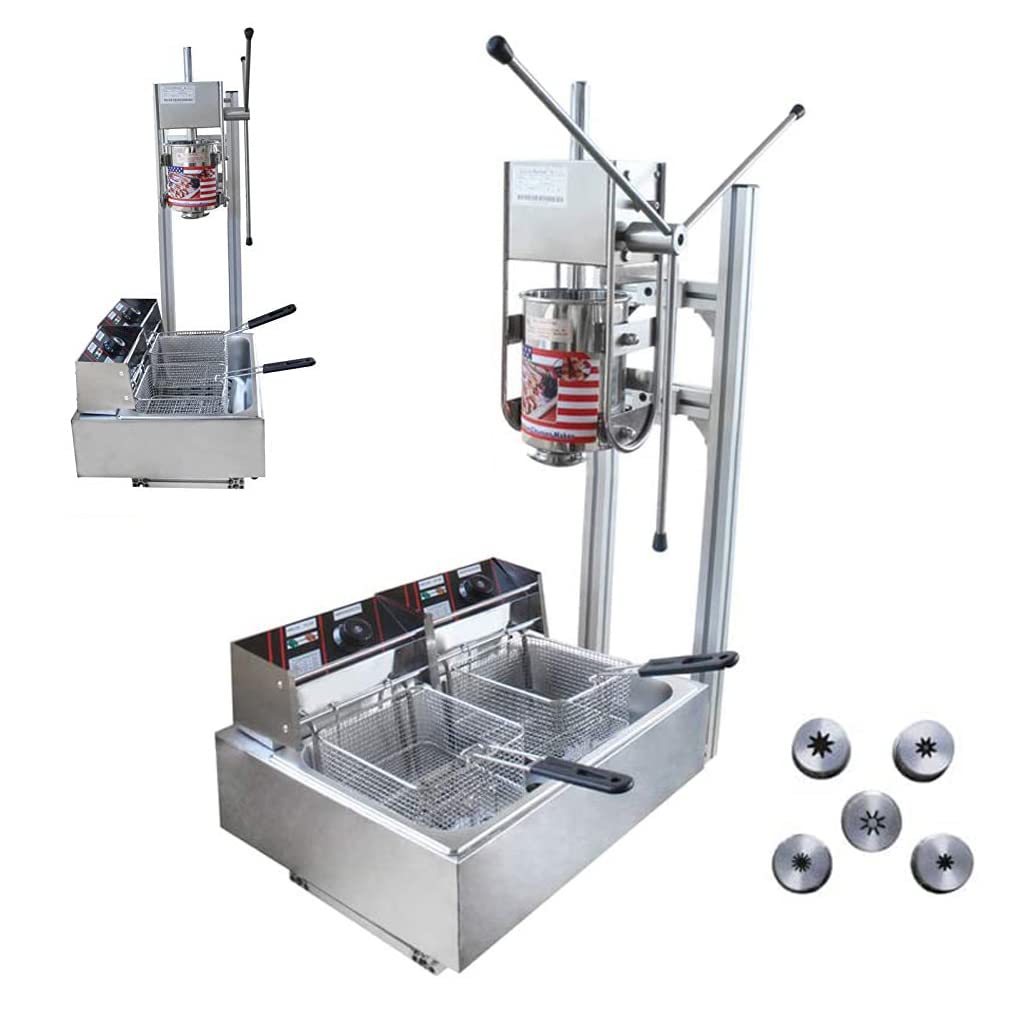 Buy INTBUYING Vertical Manual Churros Maker Machine 220V 5KW 3L