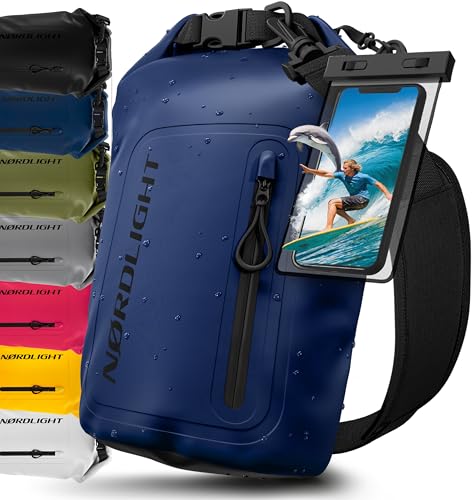 Nordlight Dry Bag Sacca Impermeabile + Custodia per Cellulare +
