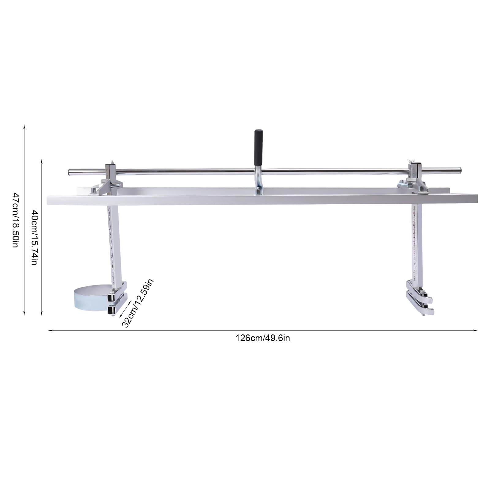 Aserradero móvil, 0-120 cm, para motosierra, soporte para motosierra, aserradero móvil, motosierras de madera, para casas, industria de remodelación, obras