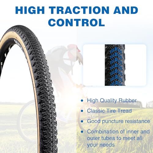 WEEROCK Um pacote de pneu 700C para bicicleta de estrada 700 X 42C pneu de bicicleta cascalho com 1