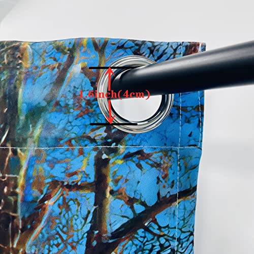 Anhope Hunting Curtains - Camouflage Moose Deer And Bear Turkey Duck Print Pattern Grommet Blackout Thermal Insulated & Room Darkening Window Drapes For Bedroom Living Room 2 Panels W29.5 X L65 #TOP4